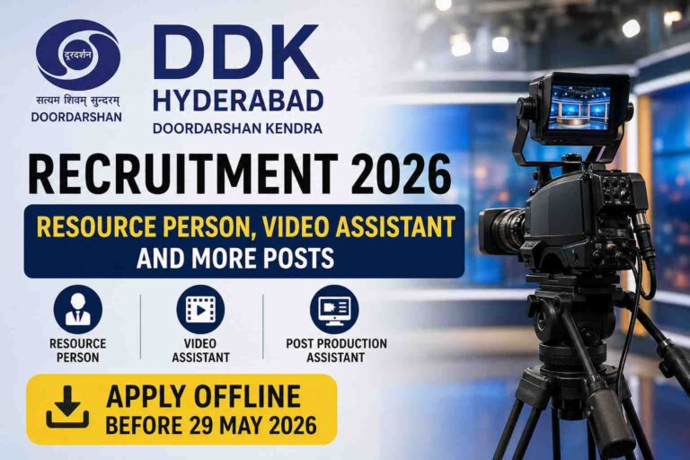 DDK Hyderabad Recruitment 2026