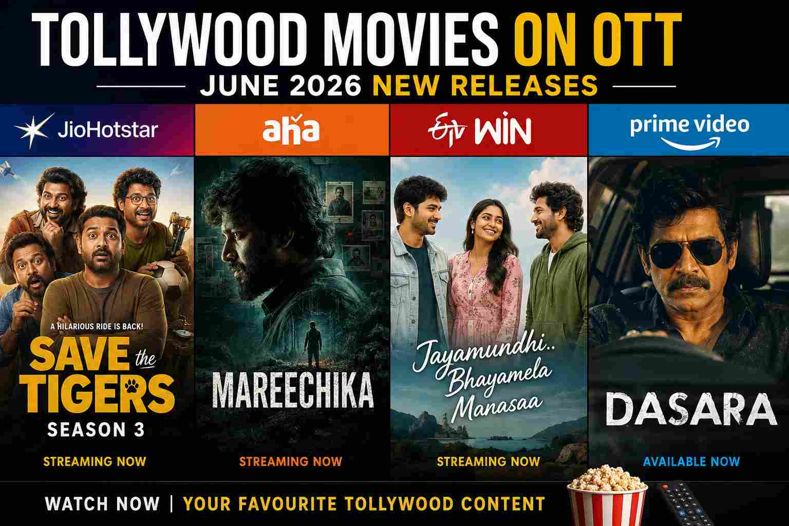 Tollywood Movies on OTT