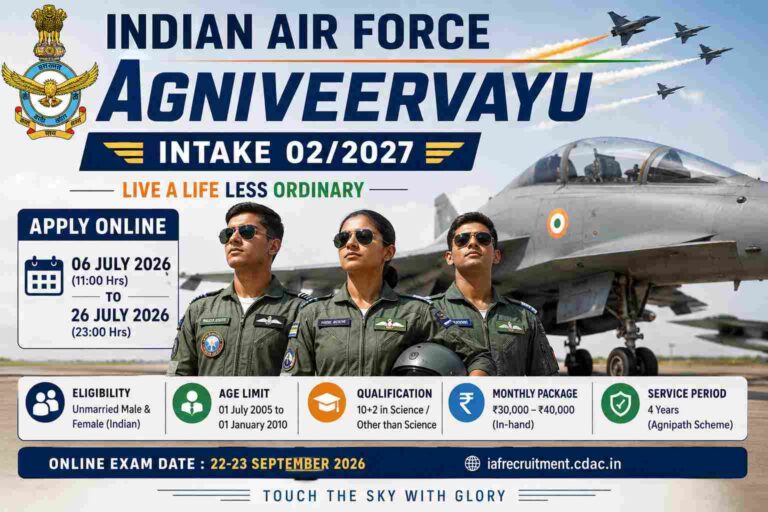 Indian Air Force Recruitment 2026