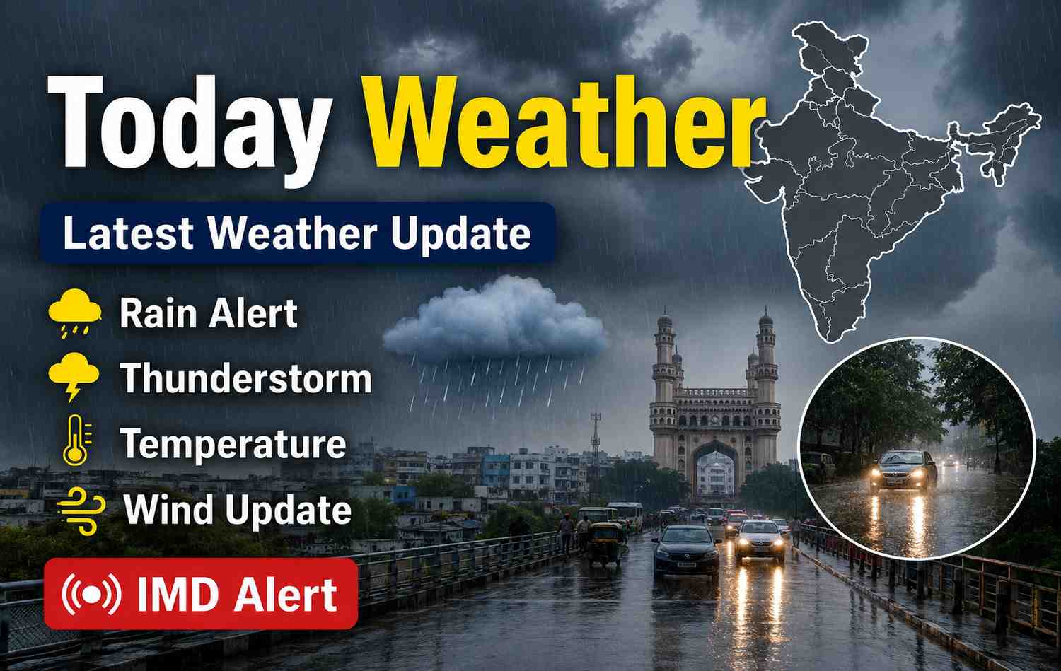 Today Weather India Rain Alert IMD Update