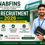 NABFINS CSO Recruitment 2026 for Customer Service Officer posts, PUC 10+2 eligible, freshers can apply before 05 August 2026.