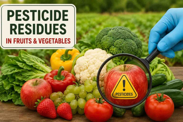 తెలంగాణలో పండ్లు, కూరగాయల్లో Pesticide Residues
