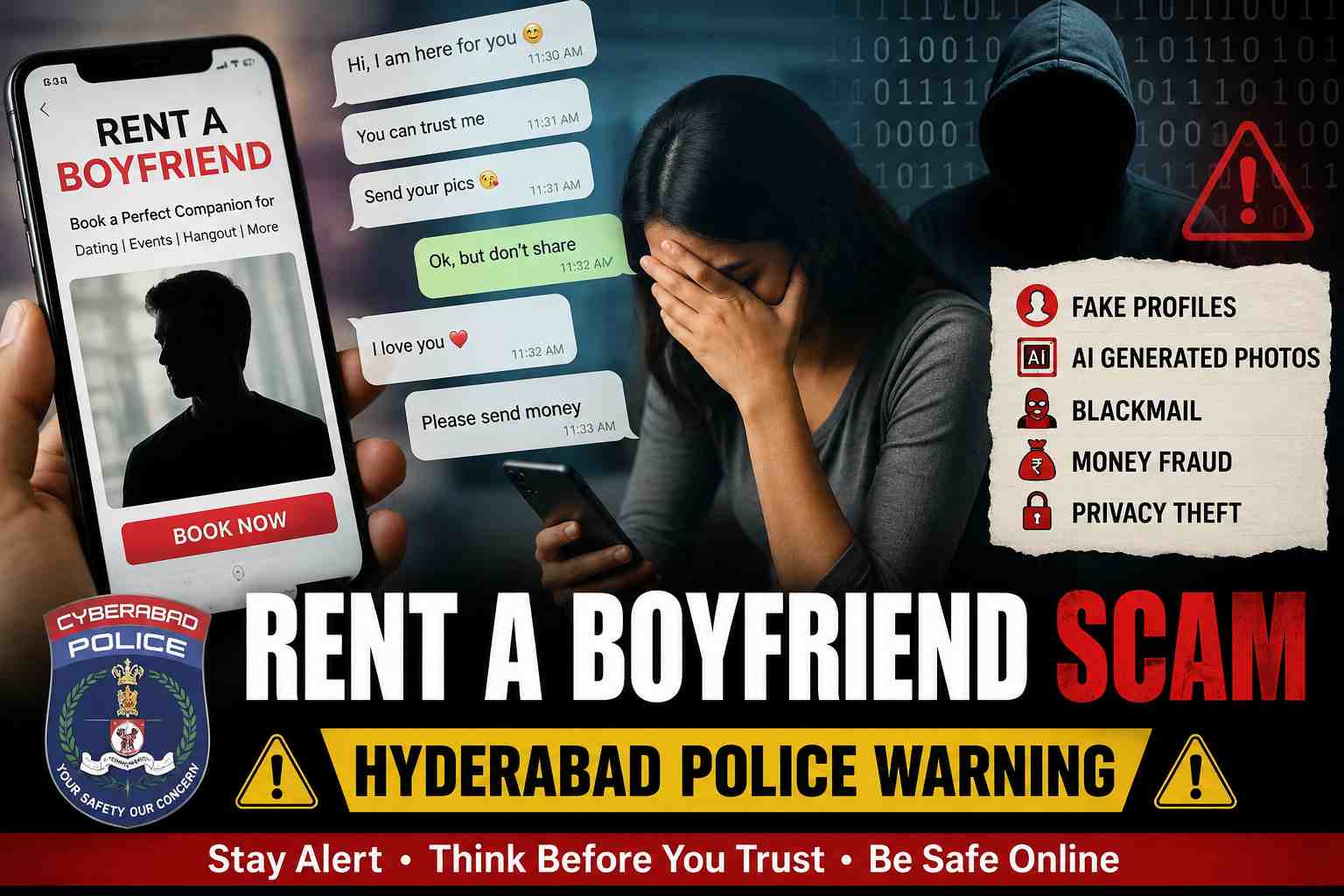 Hyderabad Rent a Boyfriend Scamపై పోలీసుల హెచ్చరిక