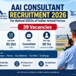 AAI Consultant Recruitment 2026 – 39 vacancies for retired SSCOs