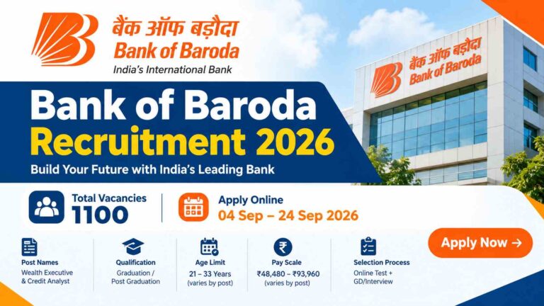 Bank of Baroda Recruitment 2026
