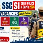 SSC SI Delhi Police & CAPFs 2026 – 1871 Vacancies Apply Online